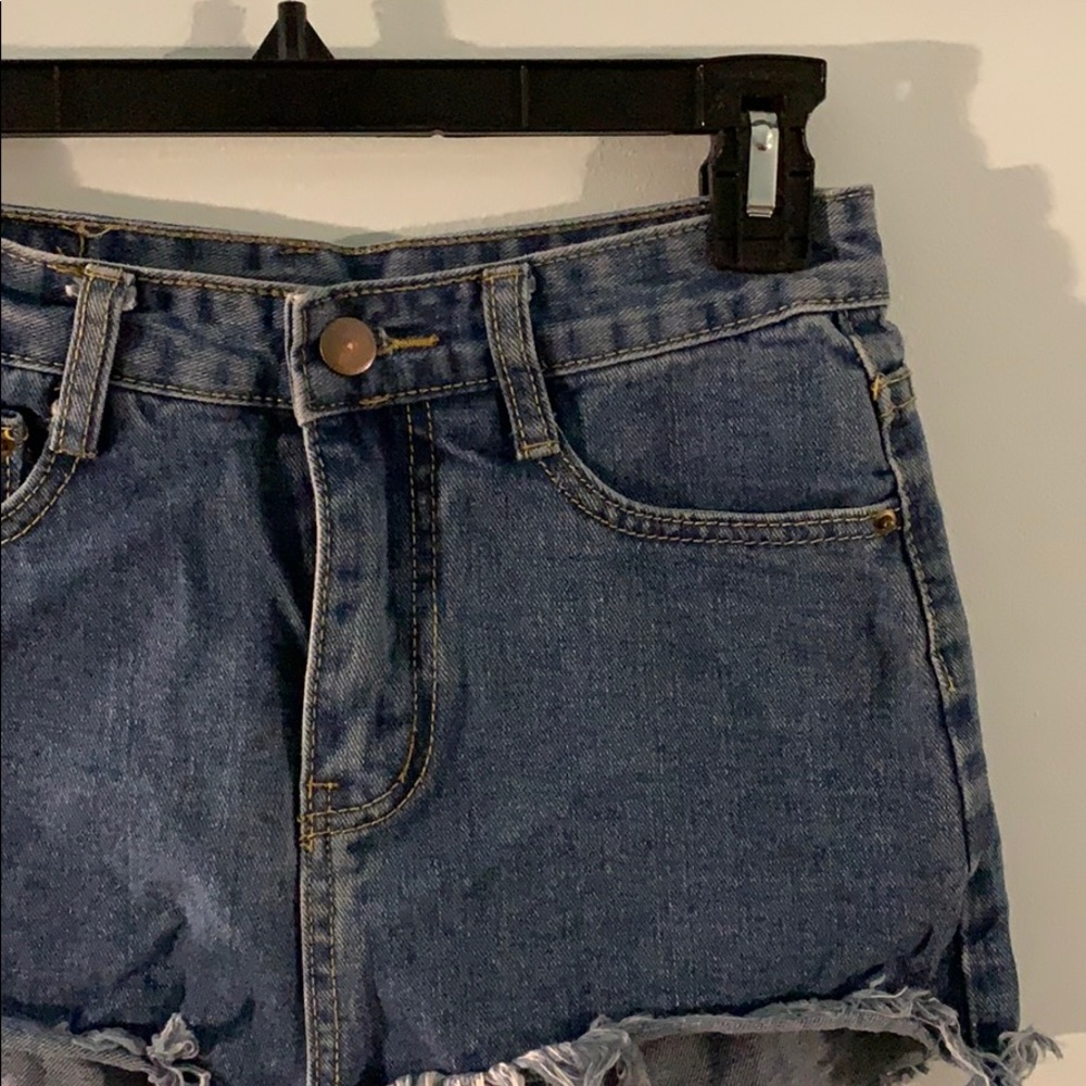 High Waisted Jean Shorts